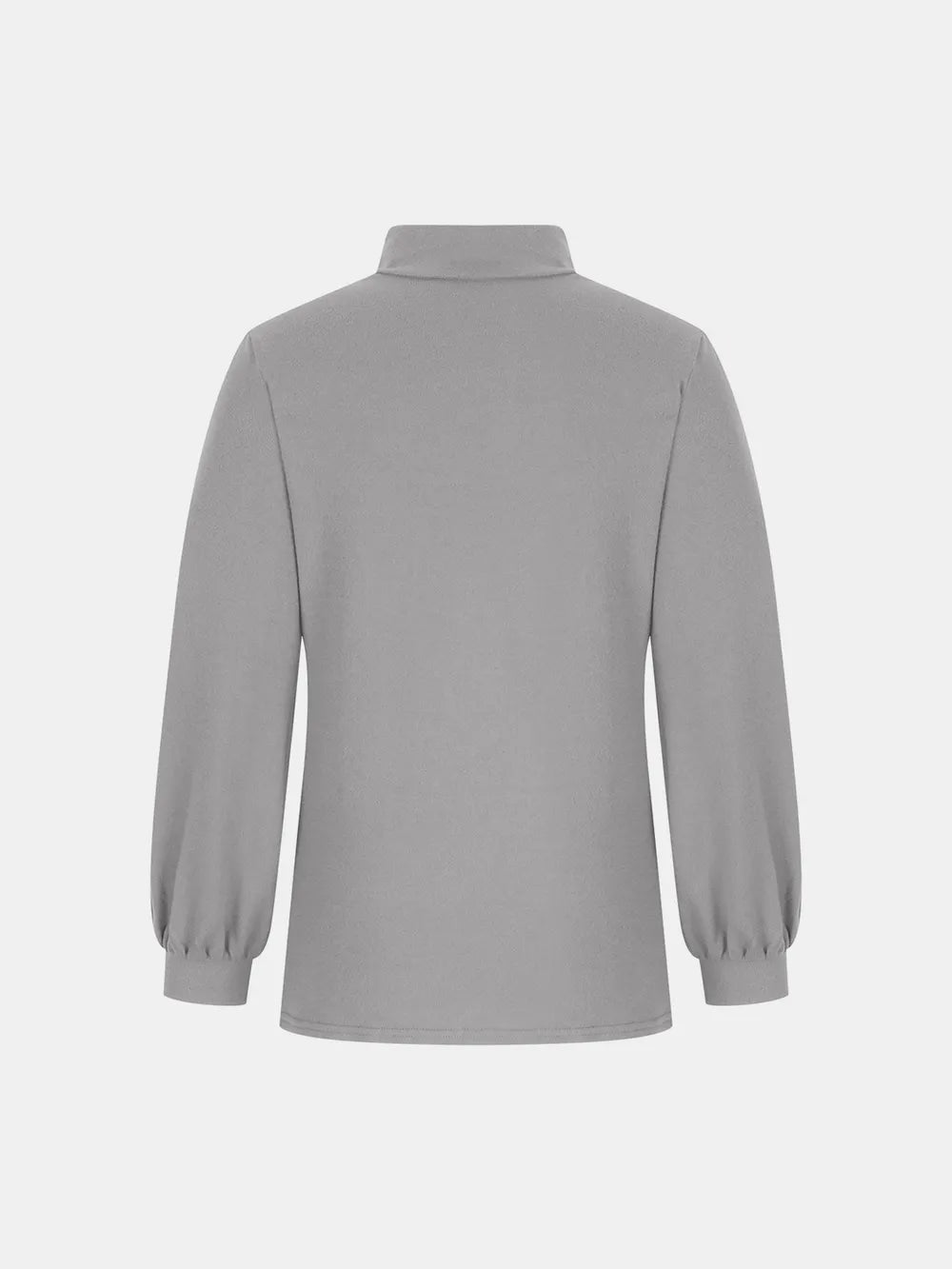 Full Size Mock Neck Long Sleeve T-Shirt