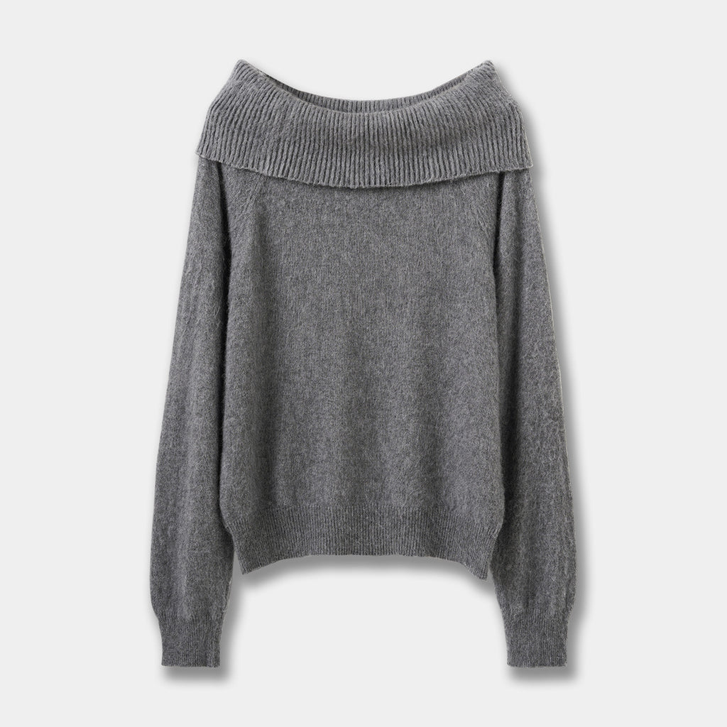 Asymmetrical Wool Pullover
