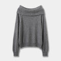 Asymmetrical Wool Pullover