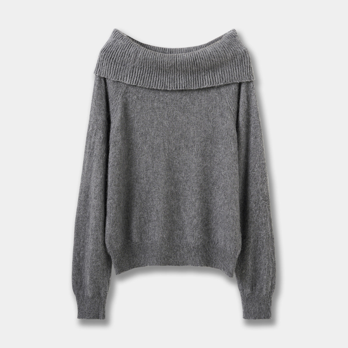 Asymmetrical Wool Pullover