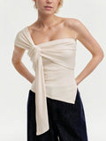 one-shoulder t-shirt