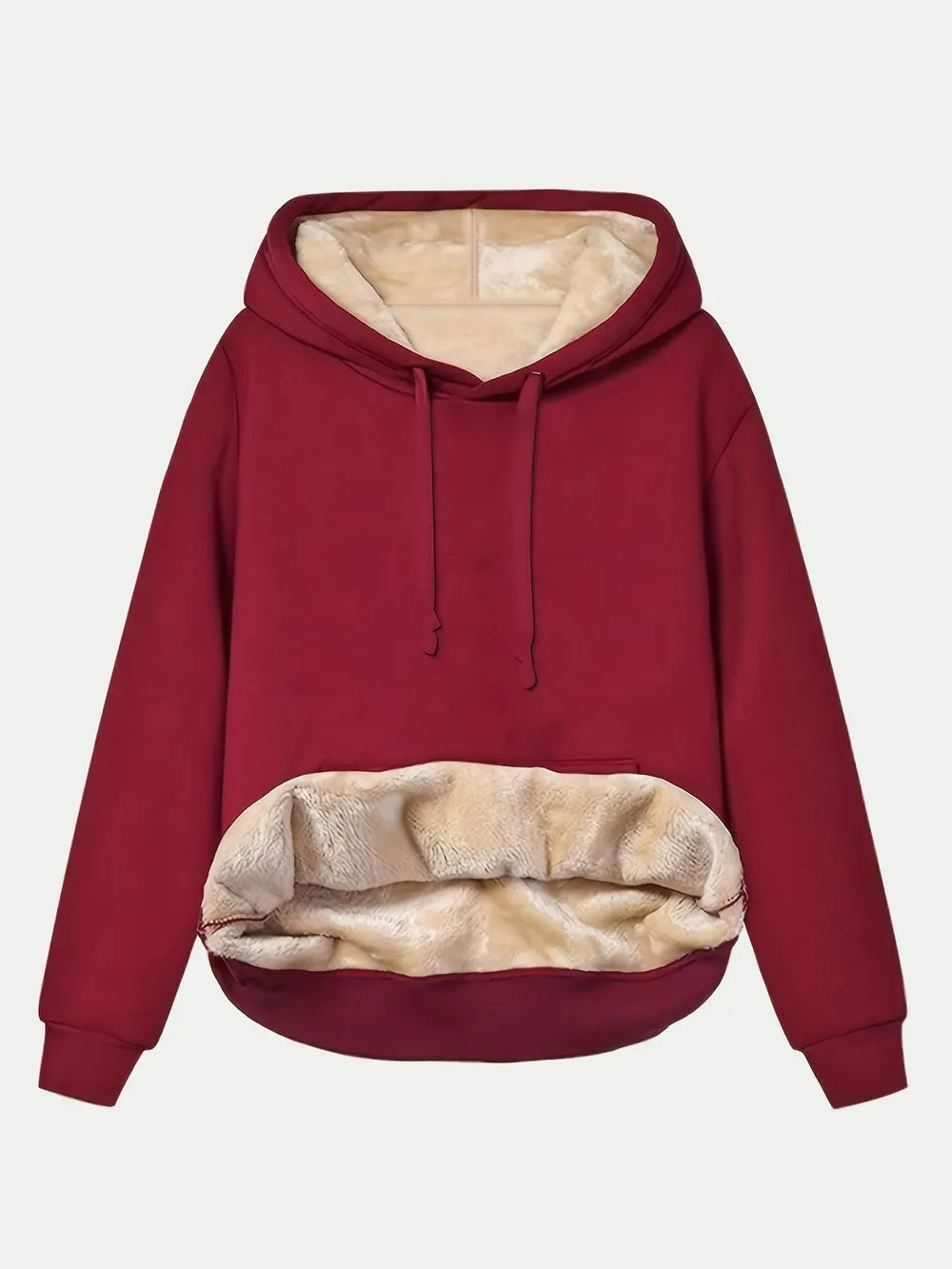 Drawstring Long Sleeve Hoodie
