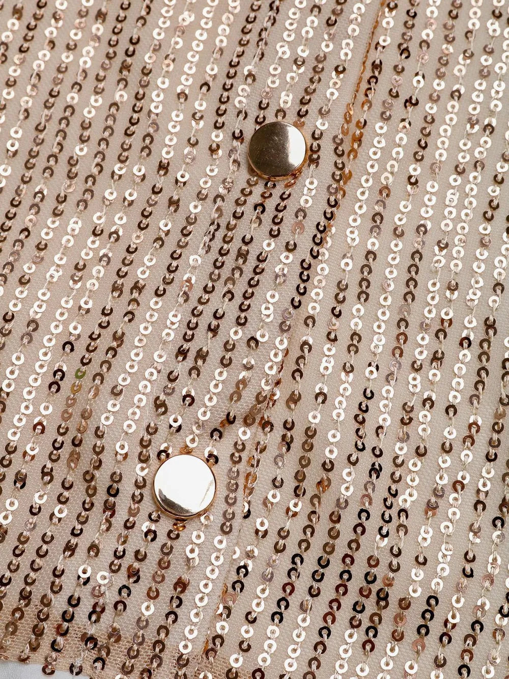 Sequin Contrast Long Sleeve Shirt