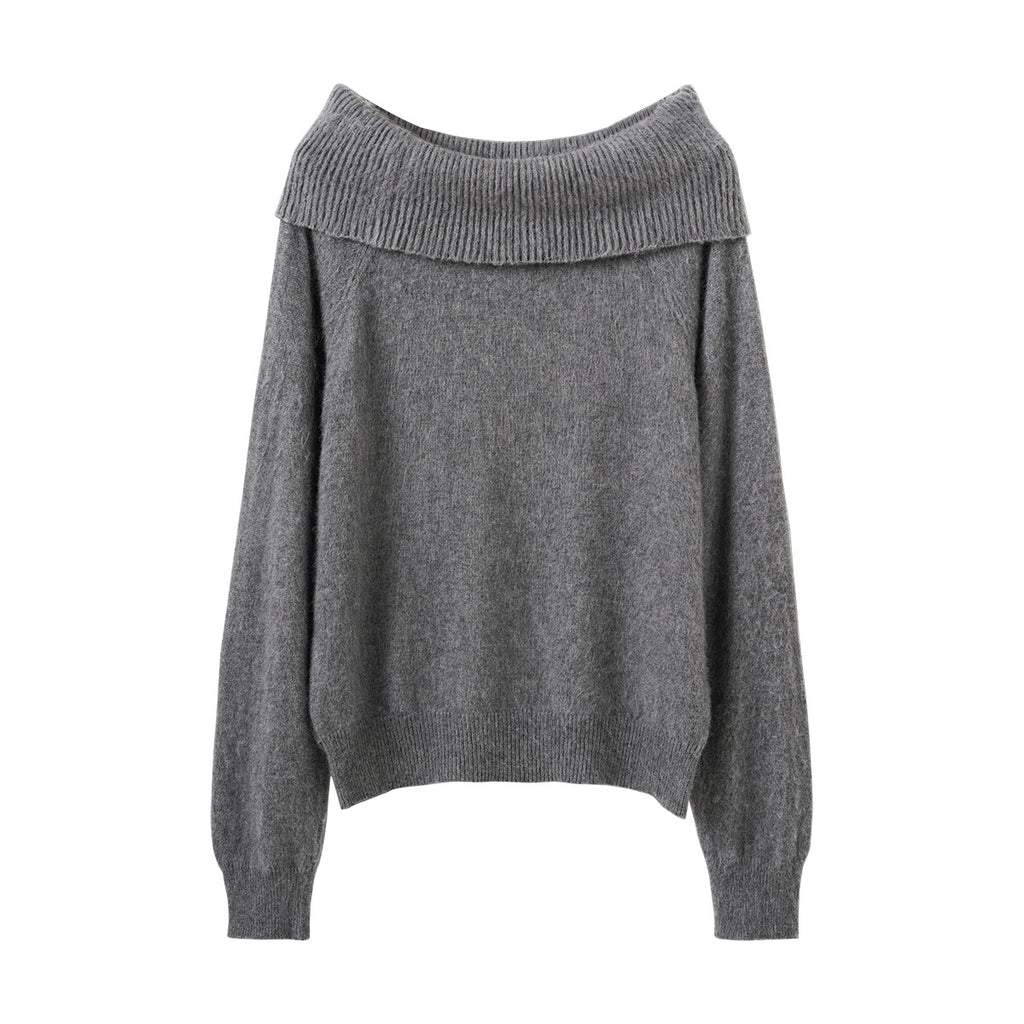 Asymmetrical Wool Pullover