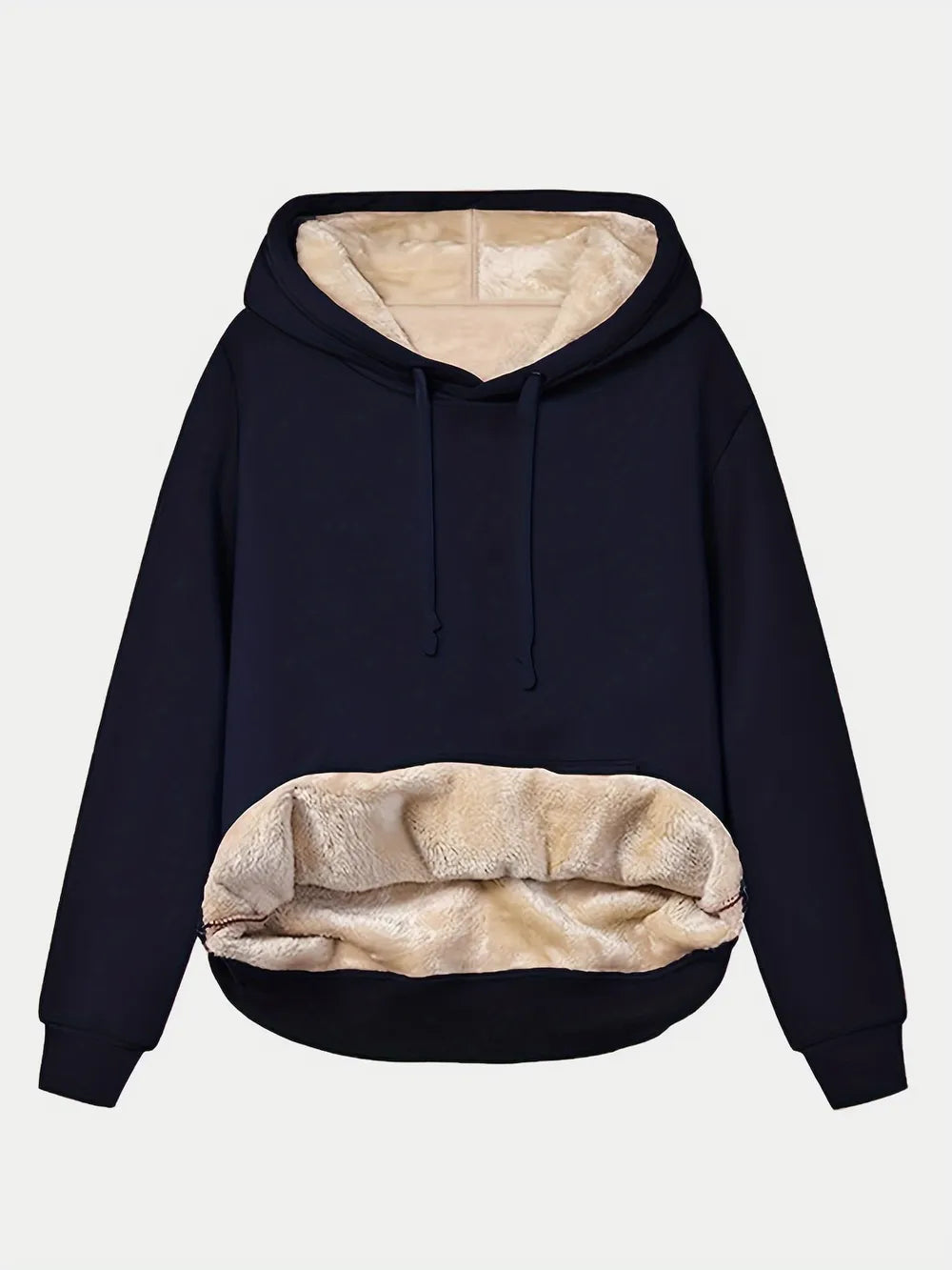 Drawstring Long Sleeve Hoodie