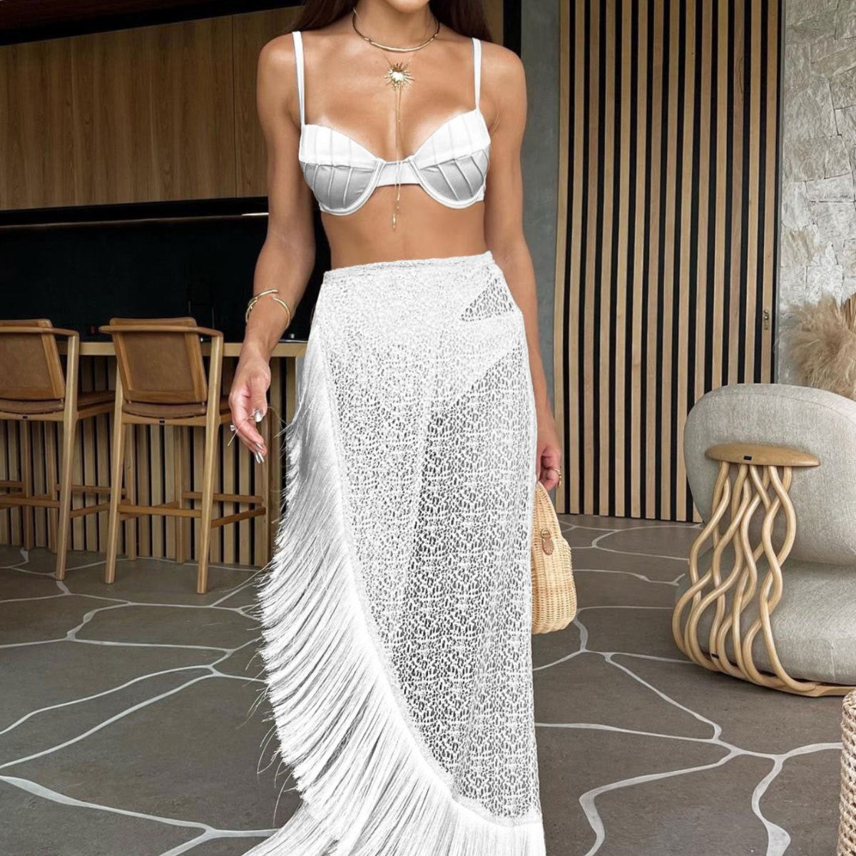 tassel bikini set