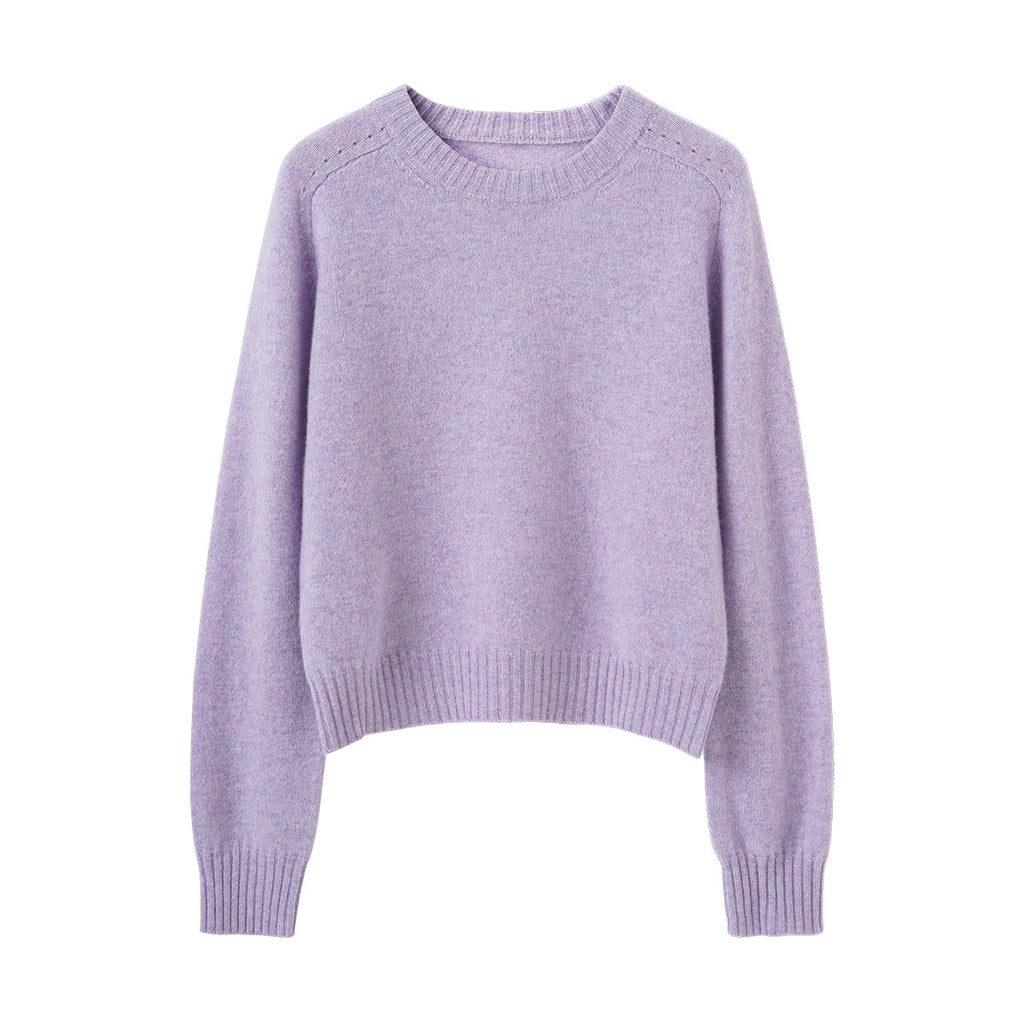 Long Sleeve Wool Pullover Sweater