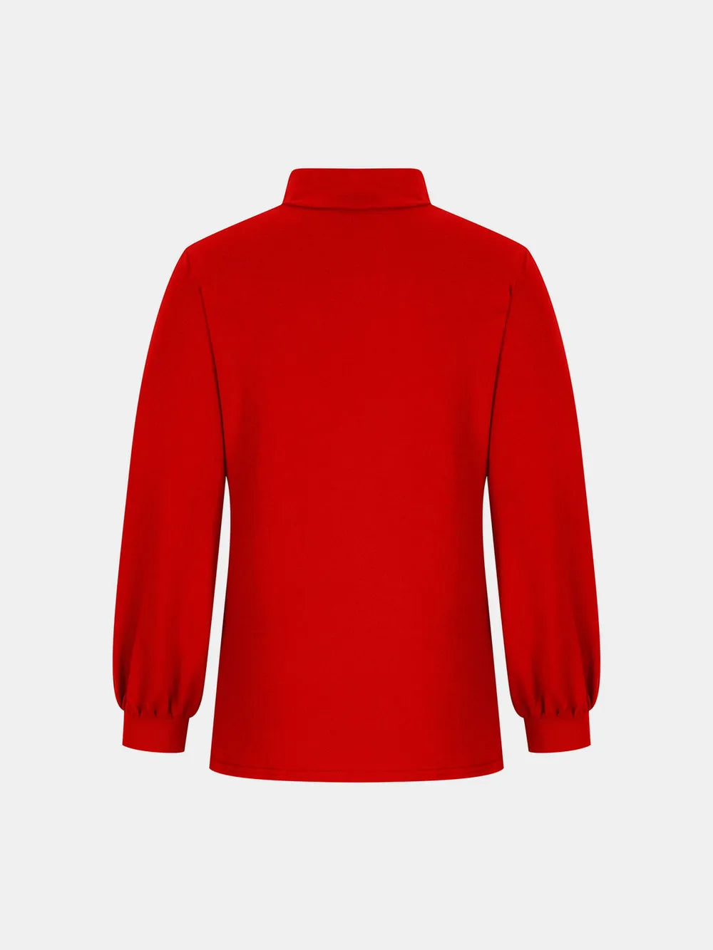 Full Size Mock Neck Long Sleeve T-Shirt