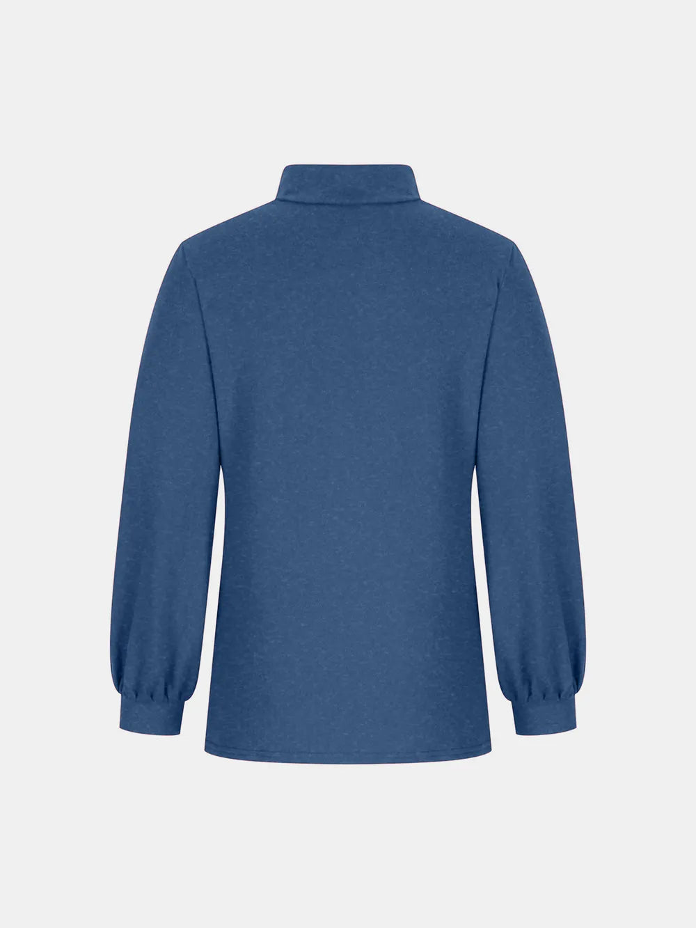 Full Size Mock Neck Long Sleeve T-Shirt