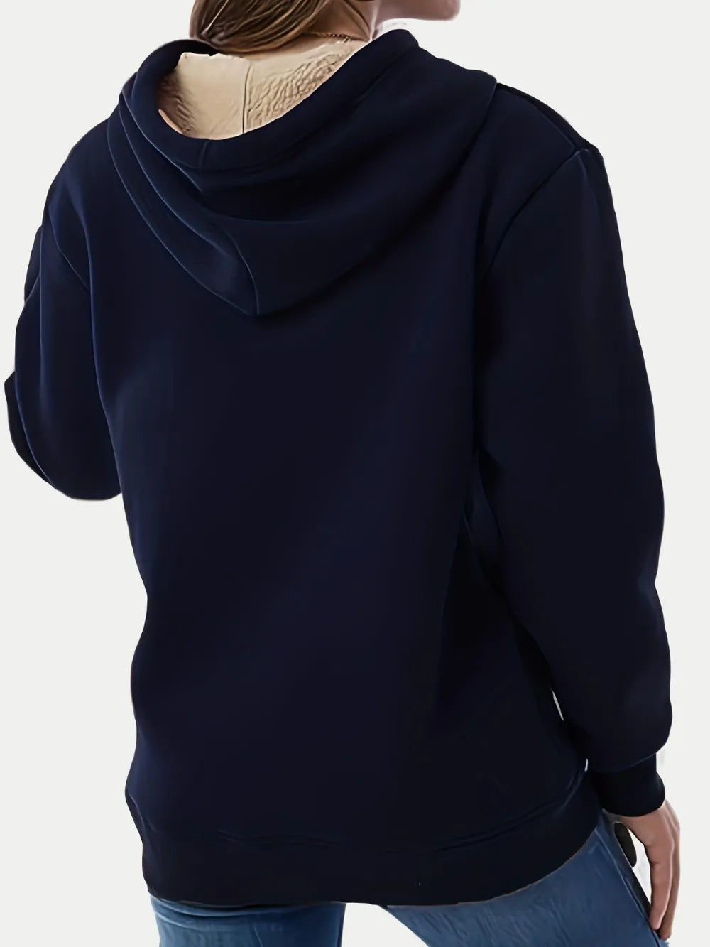 Drawstring Long Sleeve Hoodie