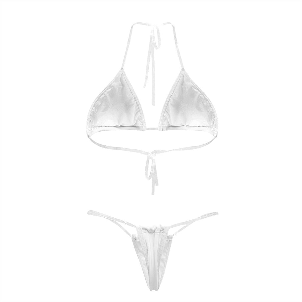 The Transparent Strap Bikini Set