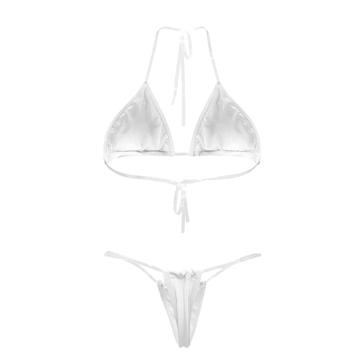 The Transparent Strap Bikini Set