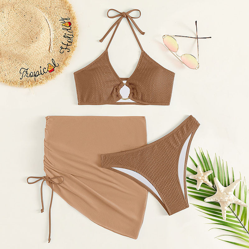 Brone Chic one-piece swimsuit backless bikini