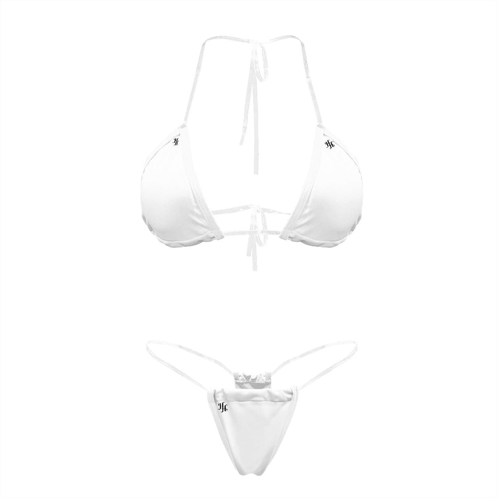 The Transparent Strap Bikini Set