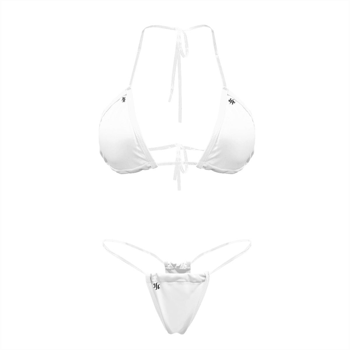The Transparent Strap Bikini Set