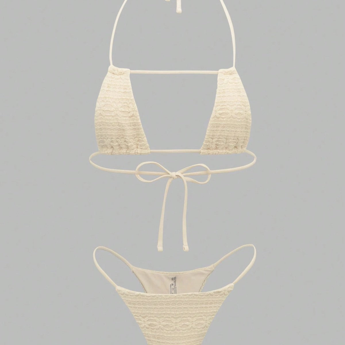 Lace four piece bikini swimsuit for women