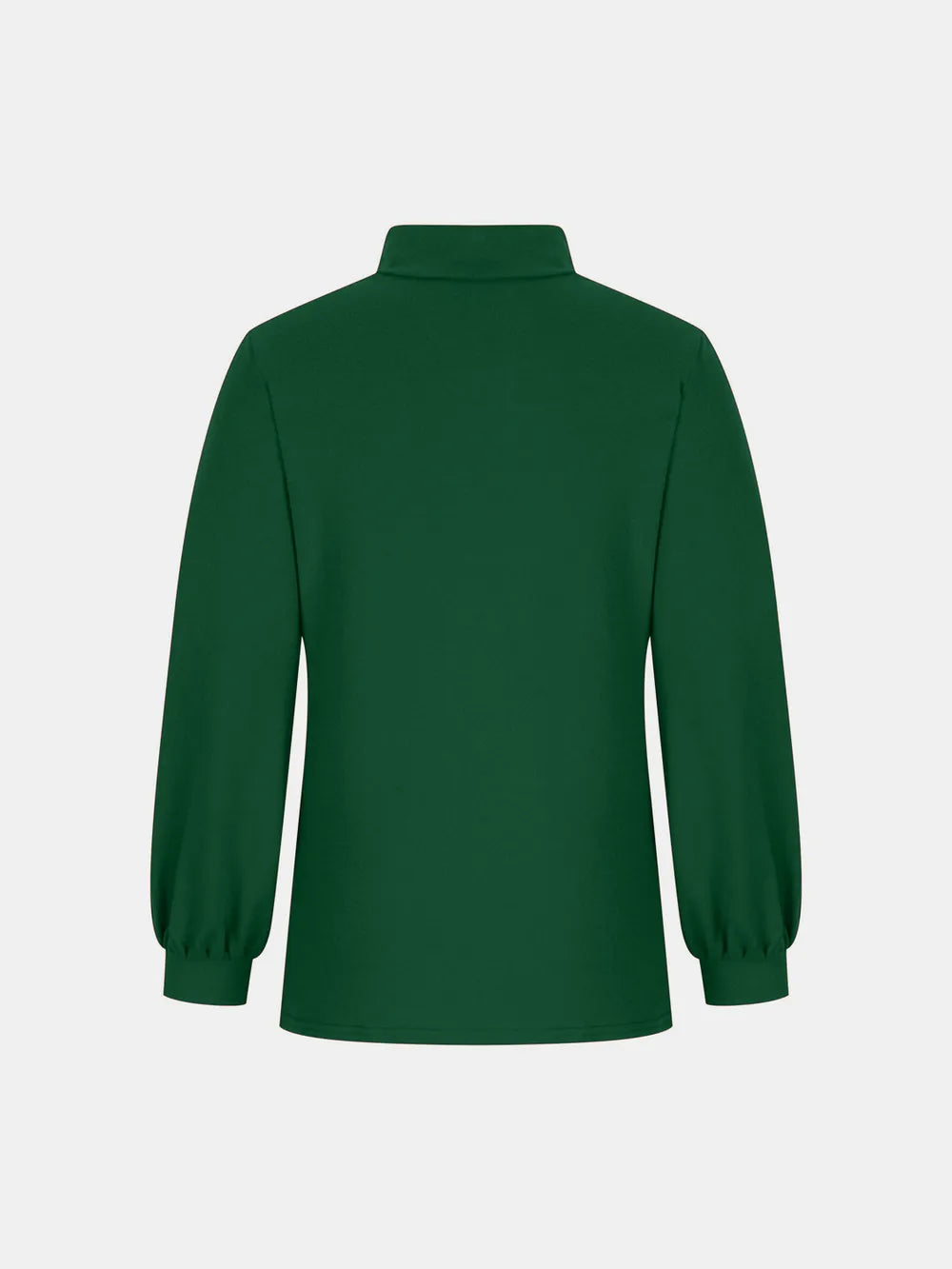 Full Size Mock Neck Long Sleeve T-Shirt