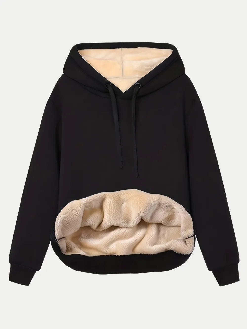 Drawstring Long Sleeve Hoodie