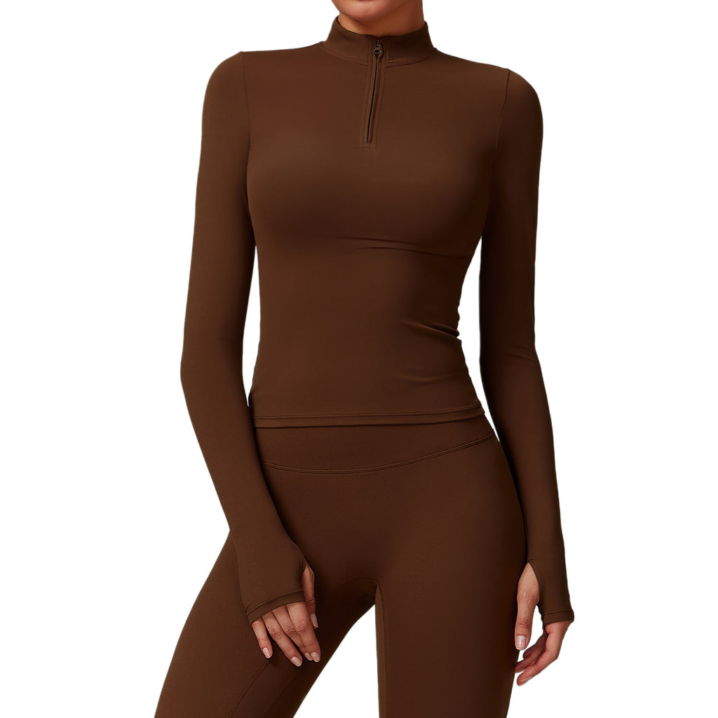 Long sleeved T-shirts yoga clothes