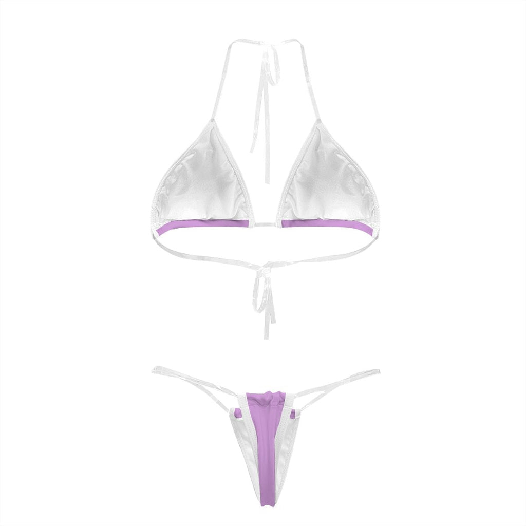 The Transparent Strap Bikini Set