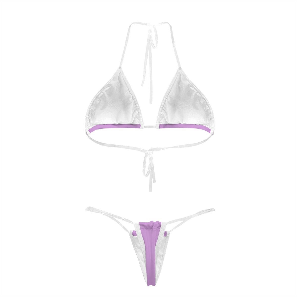 The Transparent Strap Bikini Set