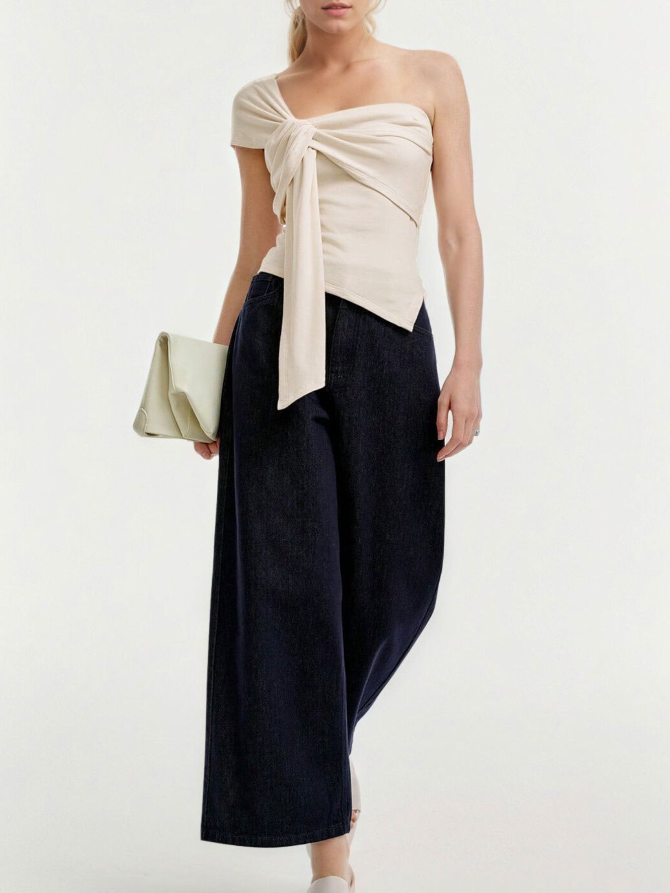 one-shoulder t-shirt