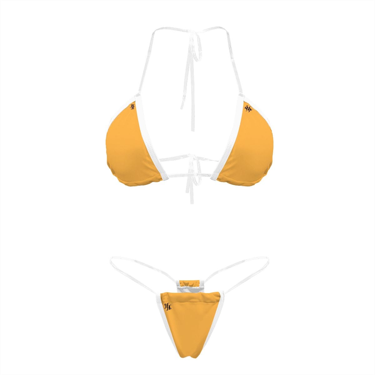 The Transparent Strap Bikini Set